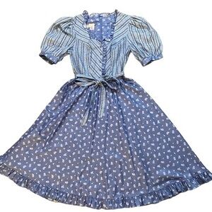 Candi Jones California Vintage 70s prairie girl dress